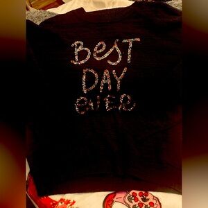 Sequin BEST DAY EVER  sweater